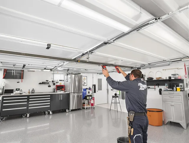 Overhead garage door repair service by Pembroke Pines Garage Door Repair in Pembroke Pines