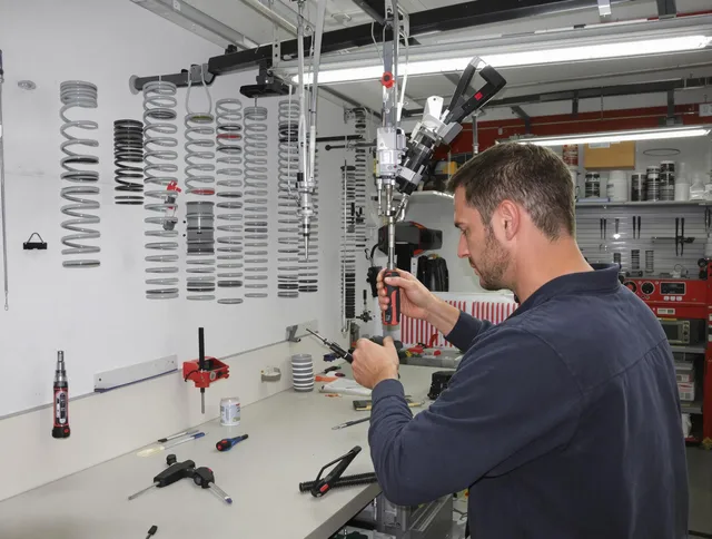 Pembroke Pines Garage Door Repair safety certified technician performing precision spring replacement in Pembroke Pines